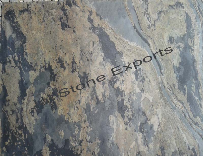 Black Rustic Slate Stone Veneer Tiles